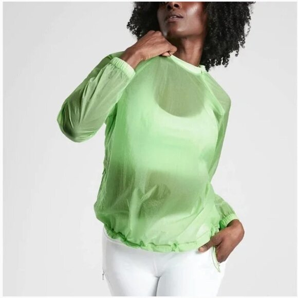 Athleta Running Free Nylon Half Zip Black Top Size Small - Picture 10 of 10